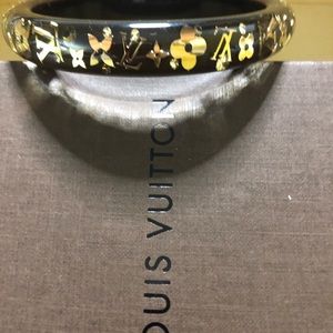 Louis Vuitton authentic inclusion logo bracelet